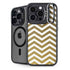 Gold Chevron iPhone 15 Pro Kickstand Case